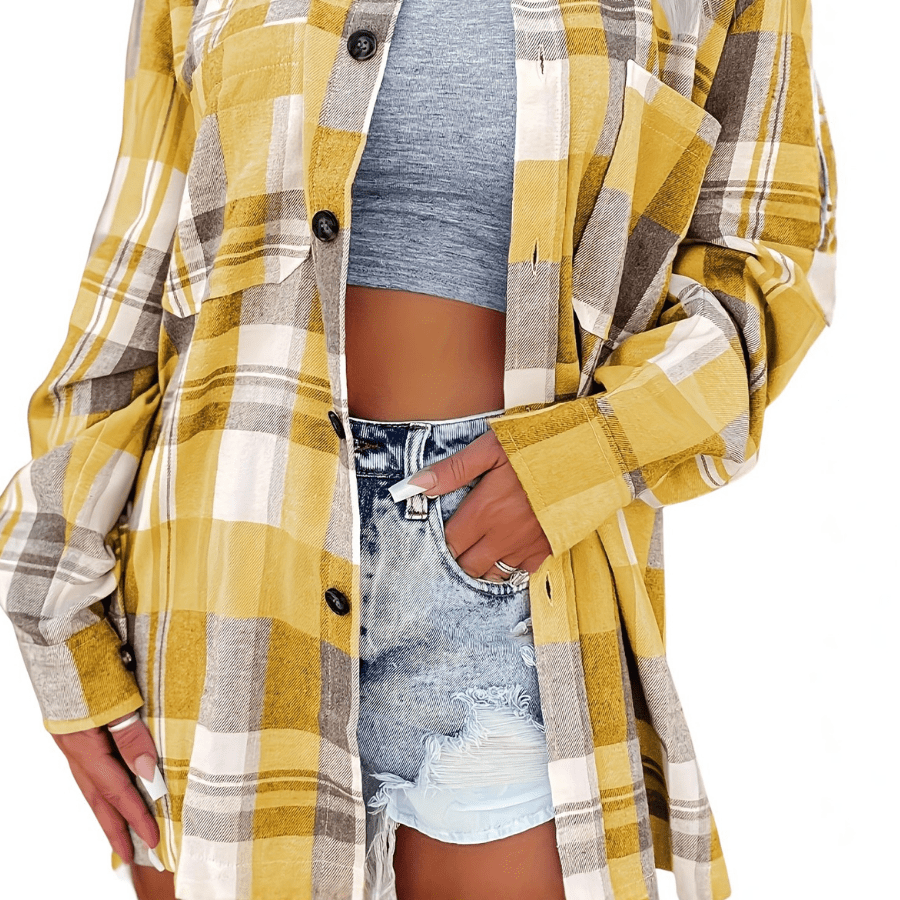 Matilde™ | Camisa de Verão em Xadrez - Camisa | Benedita Lisboa