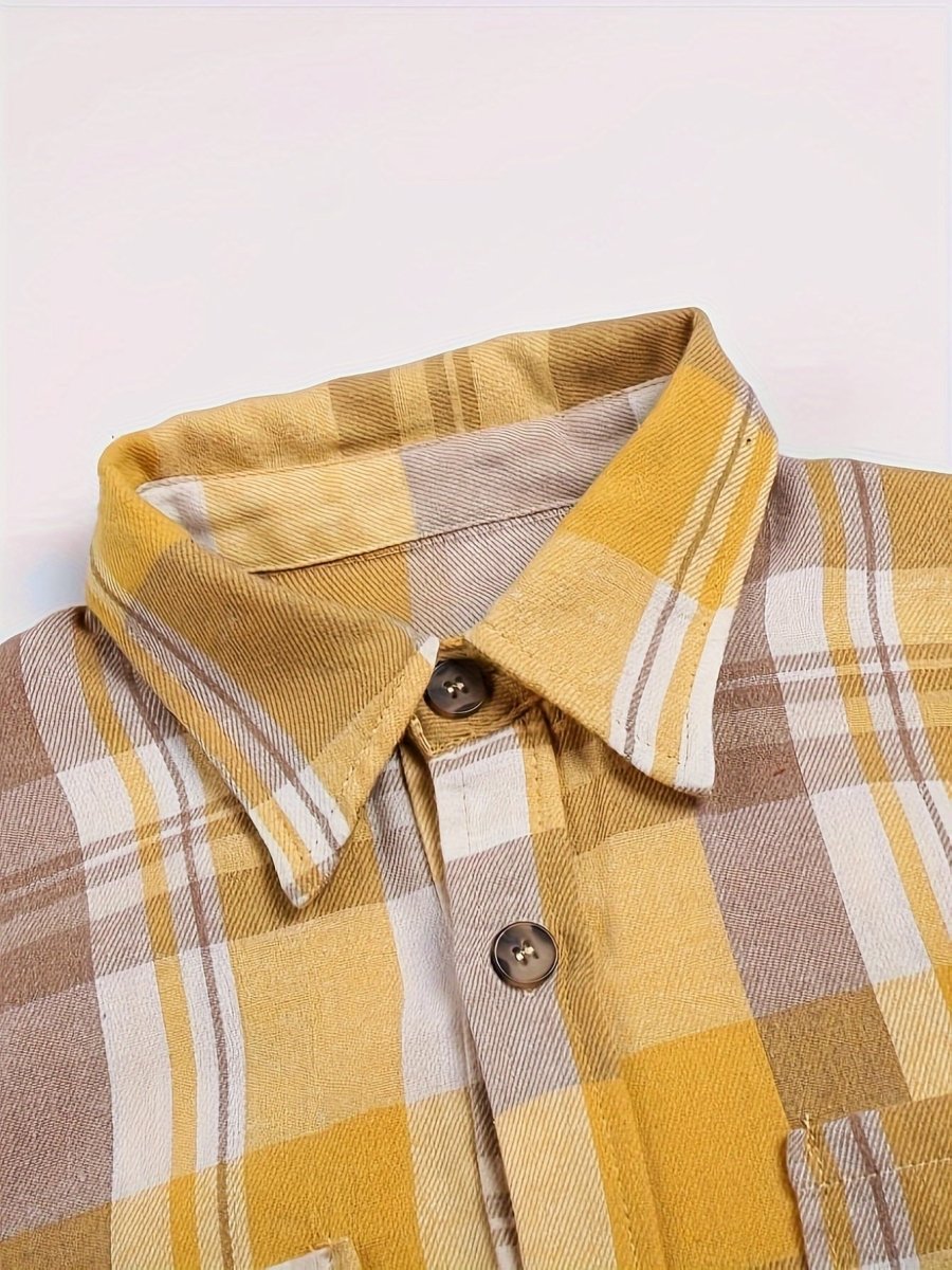 Matilde™ | Camisa de Verão em Xadrez - Camisa | Benedita Lisboa