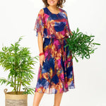 MATILDE™ | VESTIDO DE CHIFFON CONFORTÁVEL TAMANHO GRANDE - DRESSES | Benedita Lisboa