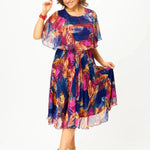 MATILDE™ | VESTIDO DE CHIFFON CONFORTÁVEL TAMANHO GRANDE - DRESSES | Benedita Lisboa