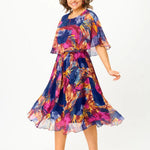 MATILDE™ | VESTIDO DE CHIFFON CONFORTÁVEL TAMANHO GRANDE - DRESSES | Benedita Lisboa