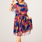MATILDE™ | VESTIDO DE CHIFFON CONFORTÁVEL TAMANHO GRANDE - DRESSES | Benedita Lisboa