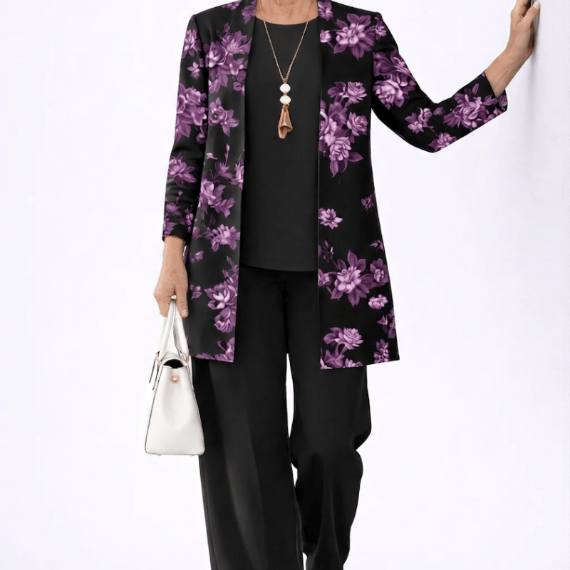 Melissa™ | Conjunto de 3 Peças Preto - | Benedita Lisboa