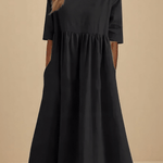 Minea™ | Vestido Em Algodão Arejado - | Benedita Lisboa