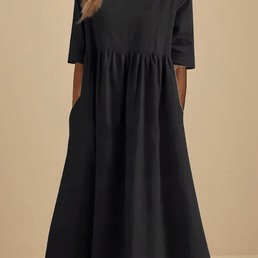 Minea™ | Vestido Em Algodão Arejado - | Benedita Lisboa