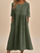 Minea™ | Vestido Em Algodão Arejado - | Benedita Lisboa