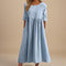 Minea™ | Vestido Em Algodão Arejado - | Benedita Lisboa