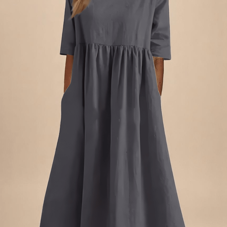 Minea™ | Vestido Em Algodão Arejado - | Benedita Lisboa