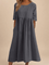 Minea™ | Vestido Em Algodão Arejado - | Benedita Lisboa
