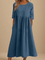 Minea™ | Vestido Em Algodão Arejado - | Benedita Lisboa