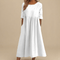 Minea™ | Vestido Em Algodão Arejado - | Benedita Lisboa