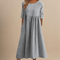 Minea™ | Vestido Em Algodão Arejado - | Benedita Lisboa