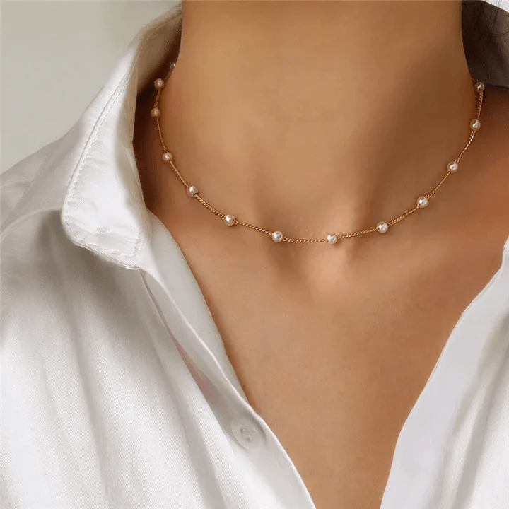 Mira Joias Colar Elegante de Pérola - Ideal para Ocasiões - | Benedita Lisboa