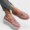 Mocassins Femininos Beiges com Cordão Decorativo - | Benedita Lisboa