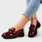 Mocassins Femininos Pretos em Verniz com Laço - | Benedita Lisboa