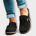 Mocassins Ortópedicos Femininos com Fecho Decorativo - | Benedita Lisboa