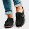 Mocassins Ortópedicos Femininos com Fecho Decorativo - | Benedita Lisboa