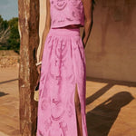 Moise™ | Conjunto Rosa em Renda - | Benedita Lisboa