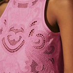 Moise™ | Conjunto Rosa em Renda - | Benedita Lisboa