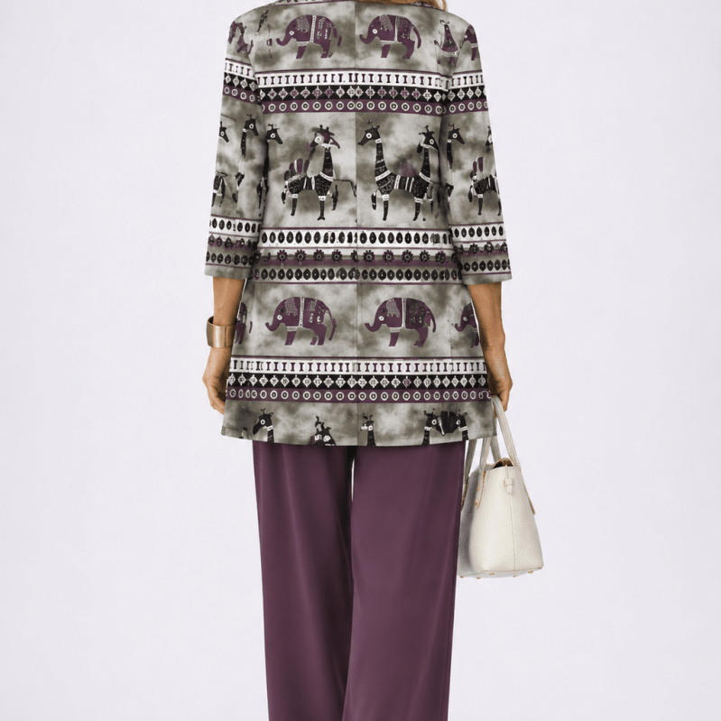 Mónica™ | Conjunto de 3 Peças Roxo Ameixa - | Benedita Lisboa