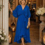 Mónica™ | Vestido Glamour Decote V - Dress | Benedita Lisboa