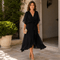 Mónica™ | Vestido Glamour Decote V - Dress | Benedita Lisboa