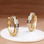 Montserrat - Brincos Chic de Ouro e Cristal - | Benedita Lisboa