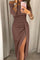 Natália™ | Vestido chique com ombros à mostra - | Benedita Lisboa