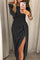 Natália™ | Vestido chique com ombros à mostra - | Benedita Lisboa