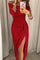 Natália™ | Vestido chique com ombros à mostra - | Benedita Lisboa