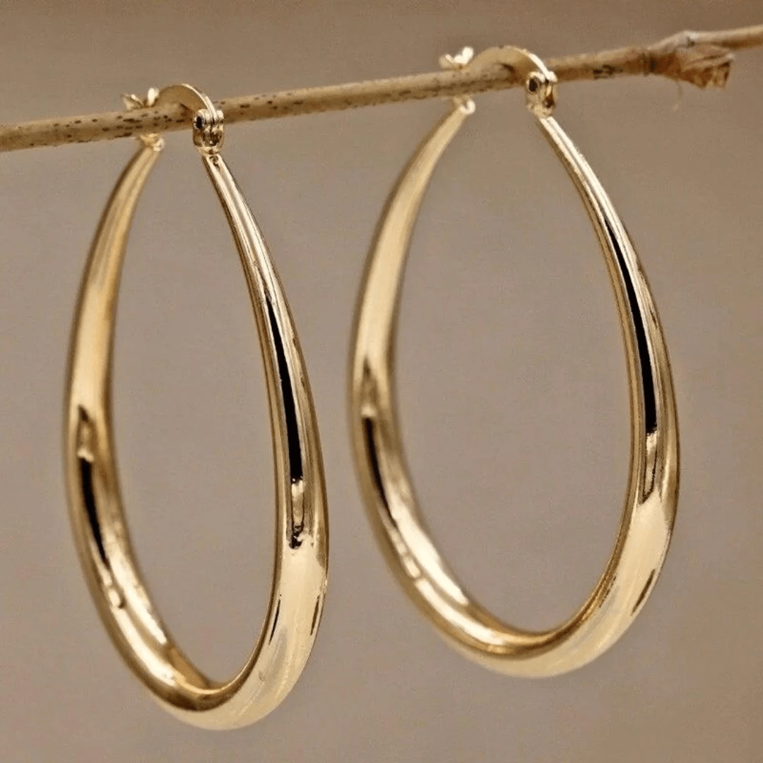 Nieves - Brincos Dourados Vintage Exclusivos - Earrings | Benedita Lisboa