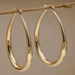 Nieves - Brincos Dourados Vintage Exclusivos - Earrings | Benedita Lisboa