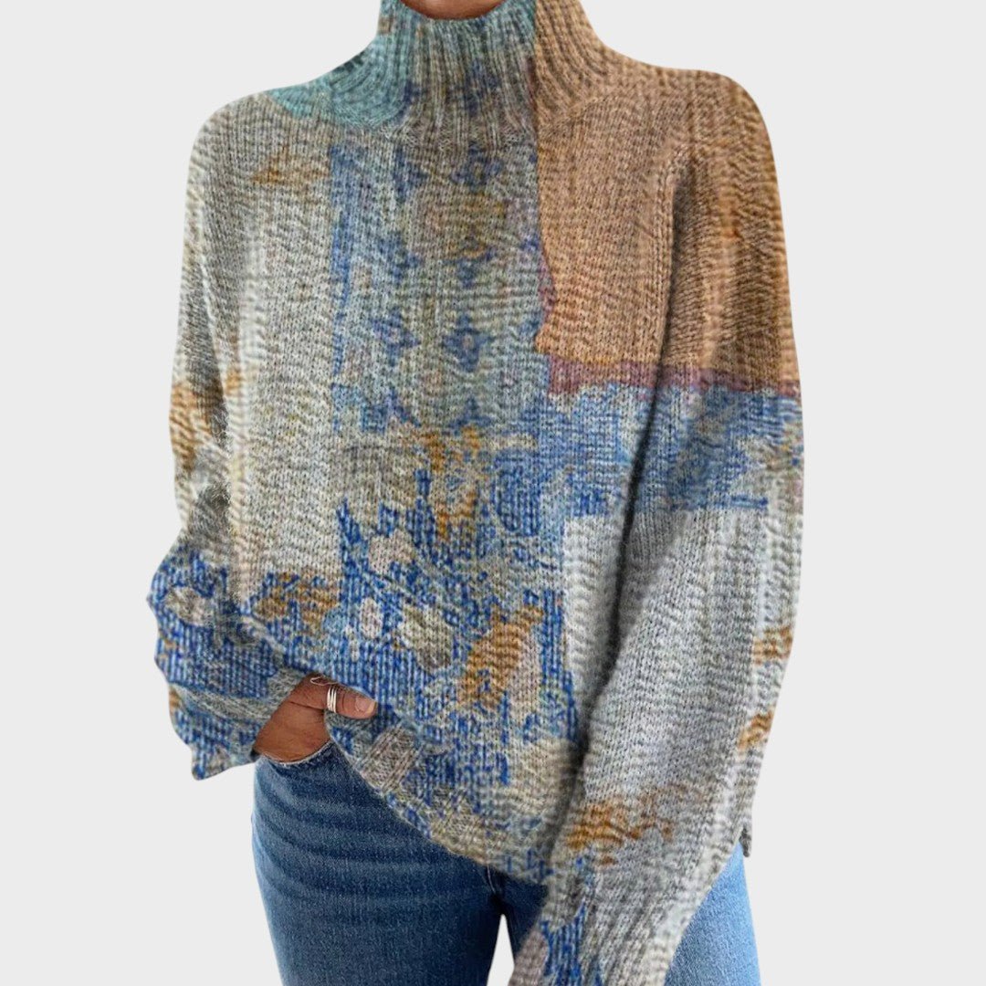 Noélia™ | Camisola de Malha Artística - | Benedita Lisboa