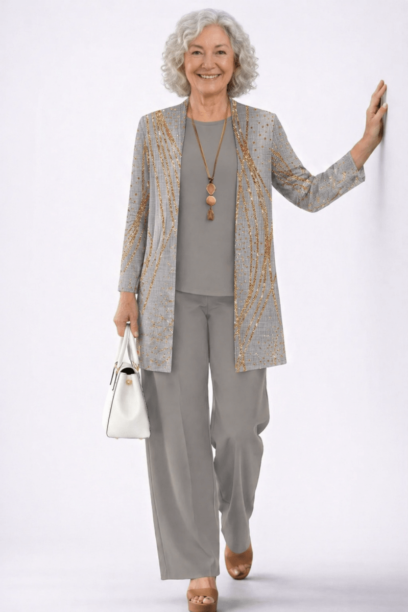 Núria™ | Conjunto de 3 Peças Mármore Azul e Dourado - | Benedita Lisboa