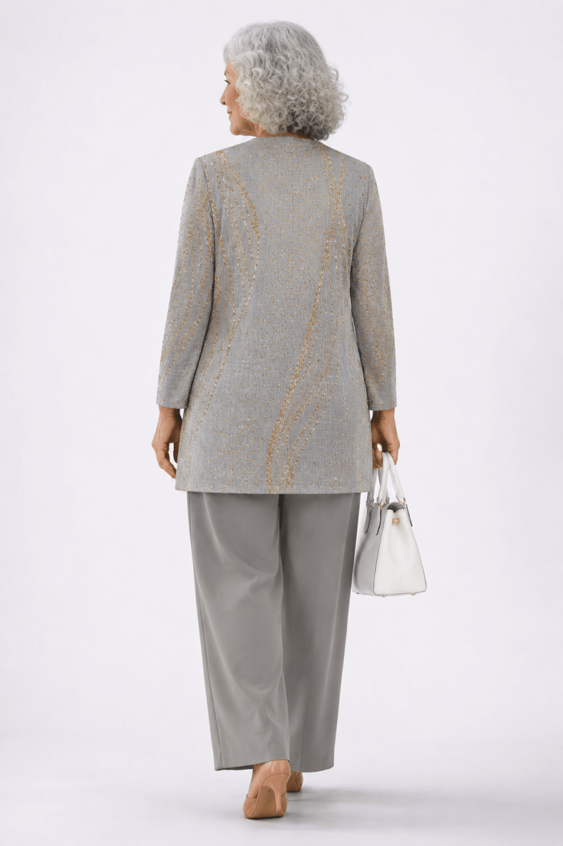 Núria™ | Conjunto de 3 Peças Mármore Azul e Dourado - | Benedita Lisboa