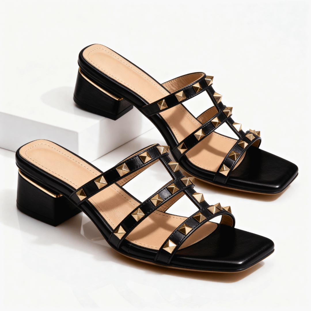 Odete™ | Sandália Ortopédica Comfort Max, com Detalhe Elegante - | Benedita Lisboa