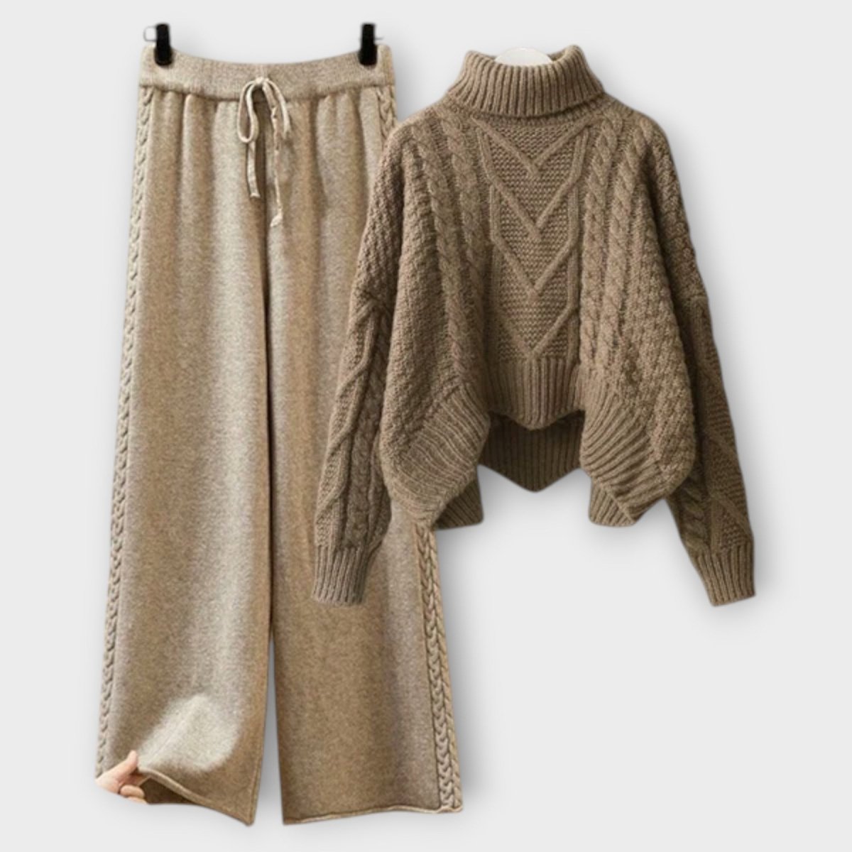 Olivia™ | Conjunto de malha elegante - | Benedita Lisboa