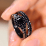 Onix™ | Aneis Vintage Preto - | Benedita Lisboa