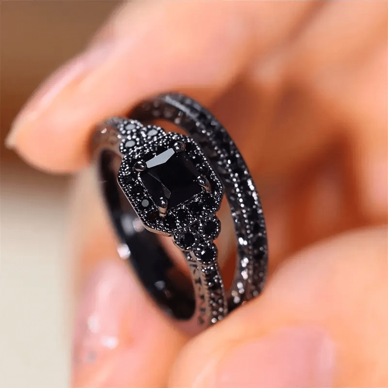 Onix™ | Aneis Vintage Preto - | Benedita Lisboa