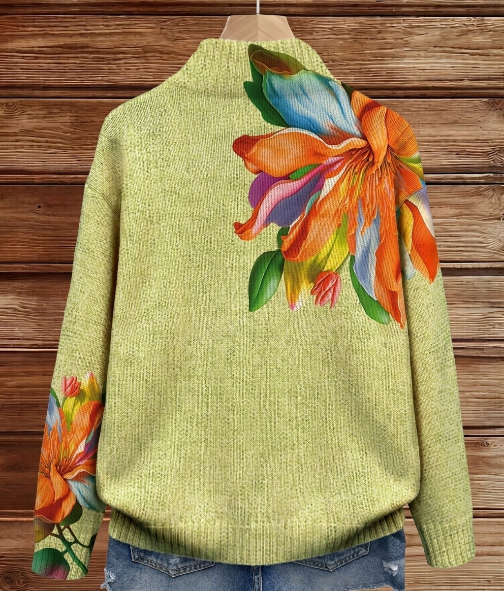 Ophelia™ | Estampado Floral de Lírios Tropicais Vibrantes - | Benedita Lisboa