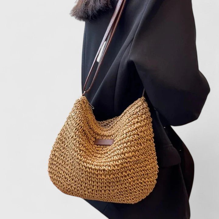Paula™ | Bolsa de Praia Super Gira e Elegante, Perfeita para o Seu Dia a Dia - | Benedita Lisboa