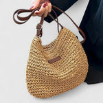 Paula™ | Bolsa de Praia Super Gira e Elegante, Perfeita para o Seu Dia a Dia - | Benedita Lisboa