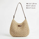 Paula™ | Bolsa de Praia Super Gira e Elegante, Perfeita para o Seu Dia a Dia - | Benedita Lisboa