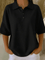 Peggie™ | Blusa Polo Waffle Confortável - Blouse | Benedita Lisboa