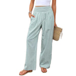 Plaid™ | Calças Largas Elegantes - 0 | Benedita Lisboa
