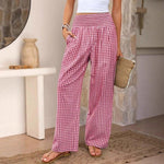 Plaid™ | Calças Largas Elegantes - 0 | Benedita Lisboa