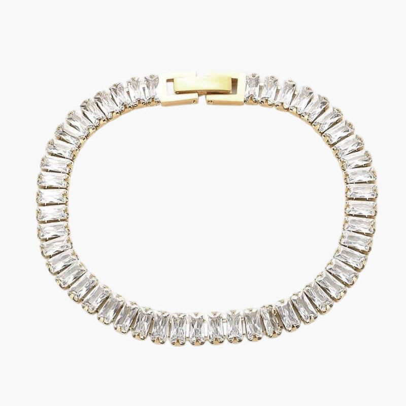 Pulseira de Rivière Baguette - | Benedita Lisboa