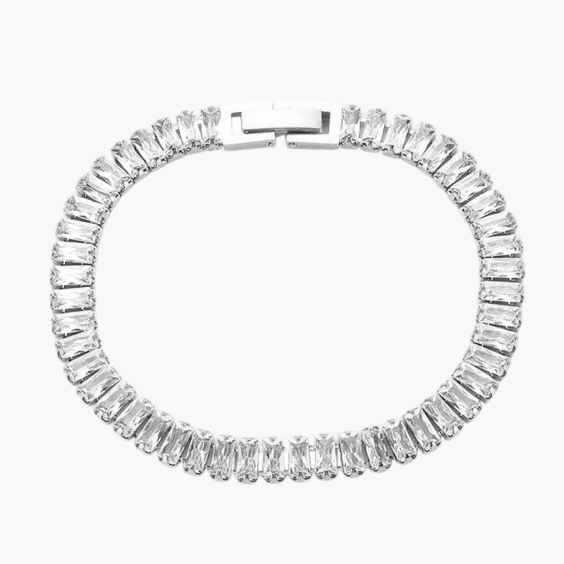 Pulseira de Rivière Baguette - | Benedita Lisboa