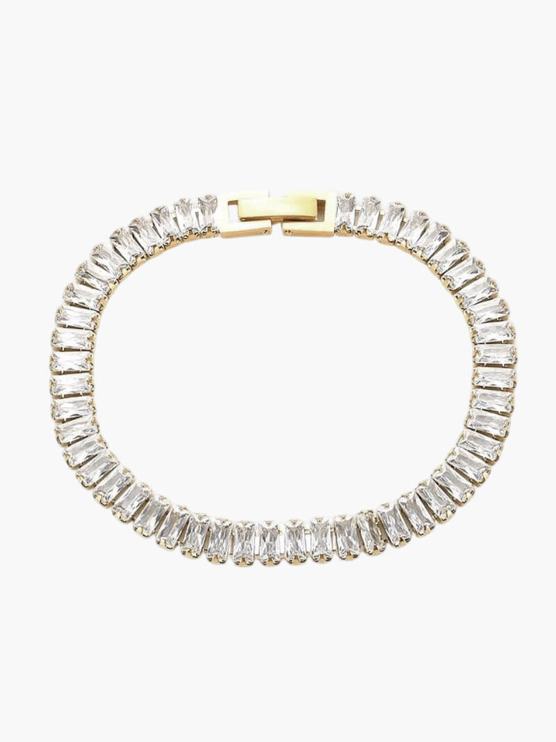 Pulseira de Rivière Baguette - | Benedita Lisboa