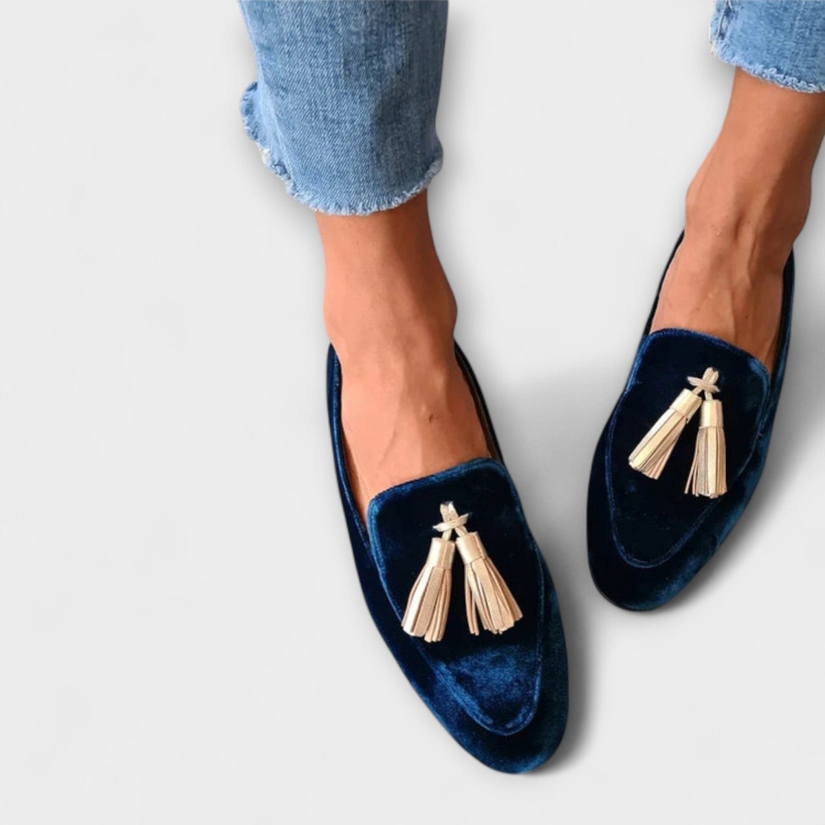 Quinnlyn™ | Mocassins de Inspiração Vintage com Franjas - | Benedita Lisboa